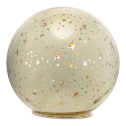 Northlight LED Lighted Stars Glass Globe Christmas Decoration - 6" - Gold -Festival GUEST a1ddcaa3 0b7d 40c1 882c 86322f2d5b79