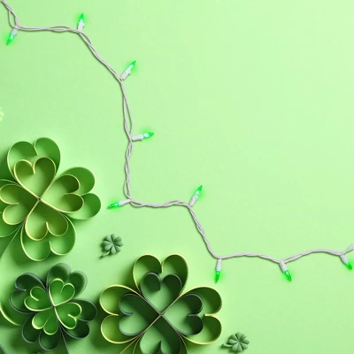 Northlight 100ct Mini LED Christmas String Lights Green - 33' White Wire 4 Northlight 100ct Mini LED Christmas String Lights Green - 33' White Wire - Image 2