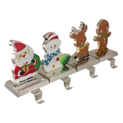 Northlight Set Of 4 Christmas Figures Stocking Holders With Silver Base -Festival GUEST a24251fc 61de 48be a4ea c9374223452e
