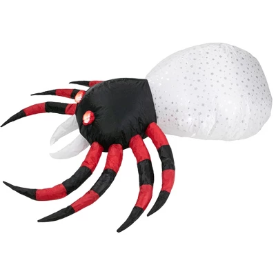 Northlight LED Lighted Inflatable Chill And Thrill Spider Outdoor Halloween Decoration - 4' 4 Northlight LED Lighted Inflatable Chill And Thrill Spider Outdoor Halloween Decoration - 4' - Image 2