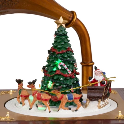 Northlight LED Lighted And Musical Gramophone Animated Christmas Decoration - 14" 7 Northlight LED Lighted And Musical Gramophone Animated Christmas Decoration - 14" - Image 5