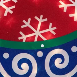 Northlight 19.5" Lighted Red Christmas Ornament Window Silhouette -Festival GUEST a416d1d5 ae72 4358 a9e7 d44a2f2b41b9