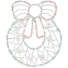 Northlight LED Lighted Wreath Window Silhouette Christmas Decoration - 16" - Red And Green 2 Northlight LED Lighted Wreath Window Silhouette Christmas Decoration - 16" - Red And Green -Festival GUEST a5ccb708 0057 4475 ae2c 972de355772e