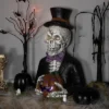 Northlight LED Lighted Skeleton With Jack-O-Lantern Halloween Decoration - 23.5" -Festival GUEST ab17e14e ac55 4396 aa4d 78f52049931b