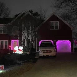 Northlight 25 Count Pink LED C9 Christmas Lights, 16 Ft White Wire -Festival GUEST ab8fffbe 22d4 4565 83a9 740206c01f9c