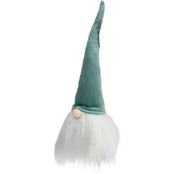 Northlight Gnome Head With Beard Christmas Decoration - 15" - Green And White -Festival GUEST ae319869 d479 4d52 baa1 976e5c1f9c58