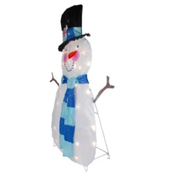 Northlight Lighted Chenille Snowman Outdoor Christmas Decoration - 32" - White Lights 9 Northlight Lighted Chenille Snowman Outdoor Christmas Decoration - 32" - White Lights -Festival GUEST ae6afa5f 52e9 4bc6 829f f5d7179878c5