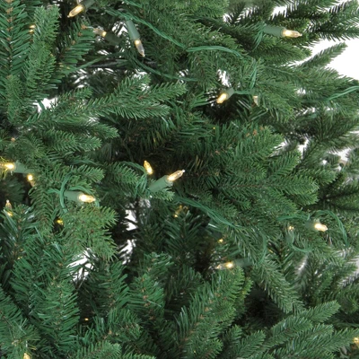 Northlight Real Touch™️Pre-Lit Full Minnesota Balsam Fir Artificial Christmas Tree - 6.5' - Warm White LED 4 Northlight Real Touch™️Pre-Lit Full Minnesota Balsam Fir Artificial Christmas Tree - 6.5' - Warm White LED - Image 2