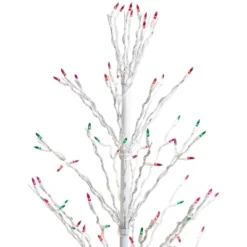 Northlight 4' Prelit Artificial Christmas Tree White Lighted Cascade Twig Outdoor Decoration - Multi-Color Lights 17 Northlight 4' Prelit Artificial Christmas Tree White Lighted Cascade Twig Outdoor Decoration - Multi-Color Lights -Festival GUEST af68e1f2 e7dc 4496 9551 840f28af43e7