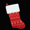 Northlight 19" Red And White Embroidered Snowflake Cuffed Christmas Stocking -Festival GUEST b2125dfb b5ef 4fe1 97bf 90a494e712a7