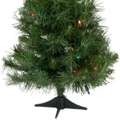 Northlight Pre-Lit Medium Royal Pine Artificial Christmas Tree - 2' - Multicolor Lights -Festival GUEST b429fa68 6da9 41a6 a5ce c5845402e678