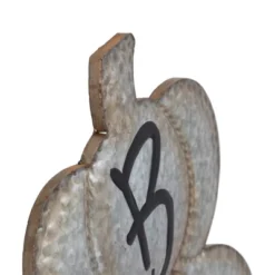 Northlight Boo! Stacked Pumpkins Metal Halloween Porch Sign - 28" - Silver -Festival GUEST b4b1ddbc c56f 4962 9edb 04f5a3070b50