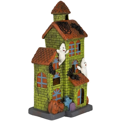 Northlight LED Lighted Ghostly Haunted House Halloween Decoration - 20" 5 Northlight LED Lighted Ghostly Haunted House Halloween Decoration - 20" - Image 3