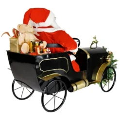 Northlight Animated And Musical Santa Driving Vintage Car Christmas Decoration - 31" 15 Northlight Animated And Musical Santa Driving Vintage Car Christmas Decoration - 31" -Festival GUEST b61da435 d513 4640 b49d a873704c650c