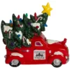 Northlight LED Lighted Vintage Truck With Tree Christmas Decoration - 8" - Red -Festival GUEST b6726bbe 9733 44a9 b869 ab5892ddf6e2