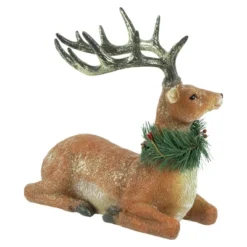 Northlight Glittered Sitting Deer With Pine Neck Wreath Christmas Decoration - 10" 10 Northlight Glittered Sitting Deer With Pine Neck Wreath Christmas Decoration - 10" -Festival GUEST b7ab78f8 f27f 4e50 83b5 02c5dfbf637b