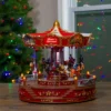 Northlight 14" LED Lighted Animated And Musical Carousel Christmas Decoration 1 Northlight 14" LED Lighted Animated And Musical Carousel Christmas Decoration -Festival GUEST b81900c4 b2d1 413f 8e17 3bb25f526b7f