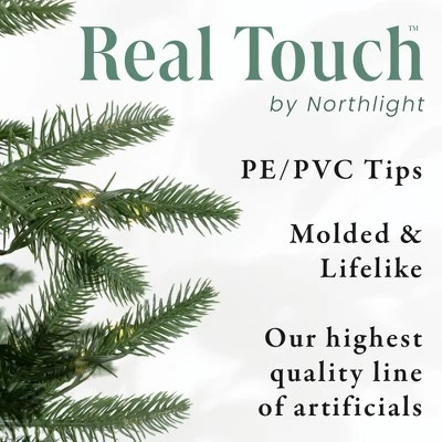 Northlight Real Touch™️Pre-Lit Full Minnesota Balsam Fir Artificial Christmas Tree - 6.5' - Warm White LED 7 Northlight Real Touch™️Pre-Lit Full Minnesota Balsam Fir Artificial Christmas Tree - 6.5' - Warm White LED - Image 5