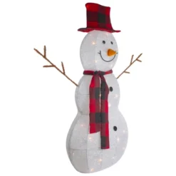 Northlight Lighted Tinsel Snowmen Family Christmas Yard Decorations - Clear Lights - Set Of 2 13 Northlight Lighted Tinsel Snowmen Family Christmas Yard Decorations - Clear Lights - Set Of 2 -Festival GUEST bbb942d6 6d8f 4922 aa3a 48aaf2d374be