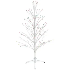 Northlight 4' Prelit Artificial Christmas Tree White Lighted Cascade Twig Outdoor Decoration - Multi-Color Lights 15 Northlight 4' Prelit Artificial Christmas Tree White Lighted Cascade Twig Outdoor Decoration - Multi-Color Lights -Festival GUEST be55f0eb 00ef 4b89 a238 056f69d23ddb