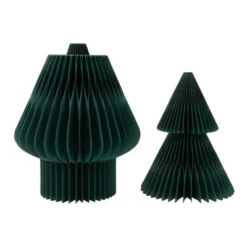 Northlight Accordion Honeycomb Foldable Paper Christmas Tree - 3' - Dark Green -Festival GUEST be977c76 9a0d 4c8c 863c ee945faf7693