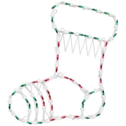 Northlight Lighted Stocking Silhouette Window Christmas Decoration - 18" - Red And Green -Festival GUEST bfdf2147 bb0c 4e39 b799 9191a4df47d6