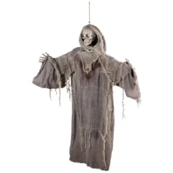 Northlight 36" Prelit Touch Activated Death Reaper Hanging Halloween Decoration - White/Gray 11 Northlight 36" Prelit Touch Activated Death Reaper Hanging Halloween Decoration - White/Gray -Festival GUEST c017a560 726c 4c8a 93ed 73ac1ae78bc7