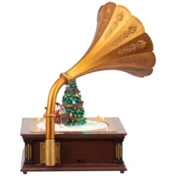 Northlight LED Lighted And Musical Gramophone Animated Christmas Decoration - 14" 15 Northlight LED Lighted And Musical Gramophone Animated Christmas Decoration - 14" -Festival GUEST c4c20e6d 1f9e 45e4 b509 fb92f8ed03a3