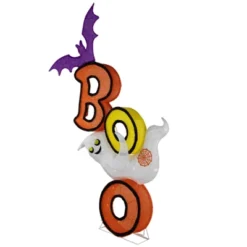 Northlight Lighted Bat And Ghost "BOO" Halloween Decoration - 4.5' - Warm White LED Lights -Festival GUEST c4de2d42 2669 48f3 bb23 4732610fb76a