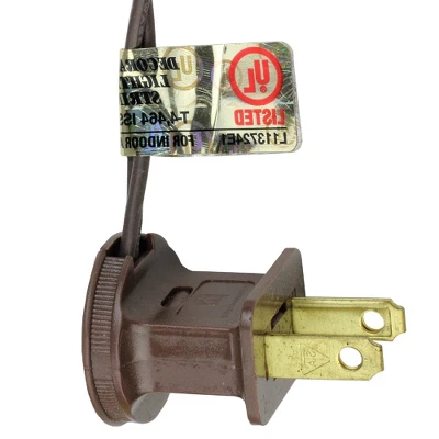 Northlight 25ct LED C9 Christmas String Lights Warm White - 16' Brown Wire 4 Northlight 25ct LED C9 Christmas String Lights Warm White - 16' Brown Wire - Image 2