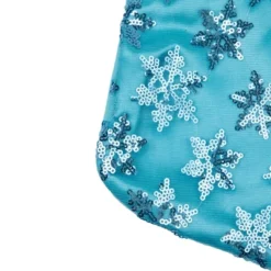 Northlight 20.5" Ice Palace Blue Sequin Snowflake Christmas Stocking With White Faux Fur Cuff -Festival GUEST c78792f1 0ecd 4b95 8898 ab31cf6c1219