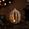 Northlight LED Lighted Skeleton Pumpkin Halloween Decoration - 6.25" -Festival GUEST c9fb1704 bd07 4152 8171 140672f98d9d