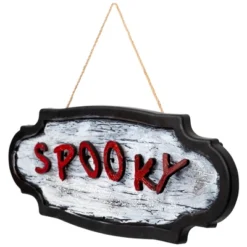 Northlight Animated Sound Activated 'Spooky' Halloween Sign - 20.5" -Festival GUEST cc6435b1 4e6b 45b1 98cf 6e0b278cf60d