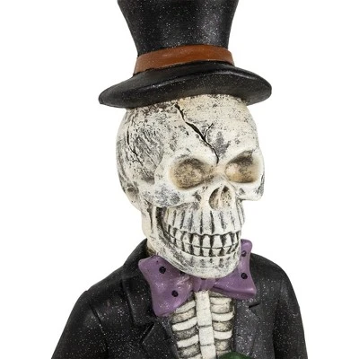 Northlight LED Lighted Skeleton With Jack-O-Lantern Halloween Decoration - 23.5" 9 Northlight LED Lighted Skeleton With Jack-O-Lantern Halloween Decoration - 23.5" - Image 7
