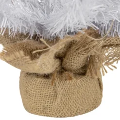 Northlight Medium Mini White Balsam Pine Artificial Christmas Tree With Burlap Base - 24" - Unlit 11 Northlight Medium Mini White Balsam Pine Artificial Christmas Tree With Burlap Base - 24" - Unlit -Festival GUEST d2395da9 06dc 423b abb7 e5f1eda755b0
