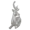 Northlight Shiny Ceramic Sitting Reindeer Christmas Decoration - 10" - Silver 1 Northlight Shiny Ceramic Sitting Reindeer Christmas Decoration - 10" - Silver -Festival GUEST d28fa714 9b77 4847 bf5f 6e12276e0f03