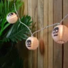 Northlight 10-Count White And Black Skull Paper Lantern Halloween Lights, 8.5ft White Wire -Festival GUEST d5f765ba 7b5a 4d94 8d09 82b7afd3ae59