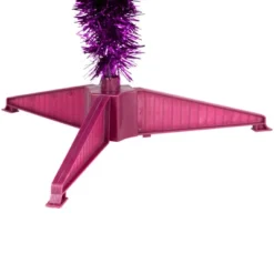 Northlight 4' Purple Artificial Tinsel Christmas Tree, Unlit -Festival GUEST d7034eda a610 4fd7 92e0 558a15e22239
