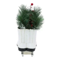 Northlight LED Lighted Ice Skates With Floral Arrangement Christmas Decoration - 12" -Festival GUEST d7e47229 2dc2 4e03 bd74 1b35fca2c3d7