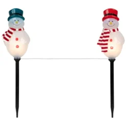 Northlight Lighted Snowmen Christmas Outdoor Pathway Markers - 16" - Set Of 3 -Festival GUEST d8d88df2 d106 4bcc 8791 c5a1591d06f5