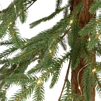 Northlight Pre-Lit Medium Alpine Artificial Christmas Tree - 6' - Clear LED Lights 10 Northlight Pre-Lit Medium Alpine Artificial Christmas Tree - 6' - Clear LED Lights - Image 8