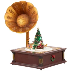 Northlight LED Lighted And Musical Gramophone Animated Christmas Decoration - 14" 11 Northlight LED Lighted And Musical Gramophone Animated Christmas Decoration - 14" -Festival GUEST dd43c094 839e 4a0f b4c3 0f6144155160