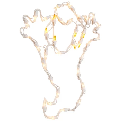 Northlight Lighted Ghost Halloween Window Decoration - 15" 6 Northlight Lighted Ghost Halloween Window Decoration - 15" - Image 4