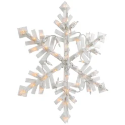 Northlight 15.5" White Lighted Snowflake Christmas Outdoor Window Silhouette 8 Northlight 15.5" White Lighted Snowflake Christmas Outdoor Window Silhouette -Festival GUEST e1693754 653f 4483 ad69 d4a28eaf7b69