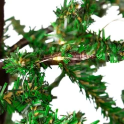 Northlight Pre-lit Christmas Tree With Pinecones And Burlap Base - 4' - Clear Lights -Festival GUEST e18367eb 9932 4283 b6da 08a40443fa52