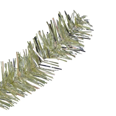 Northlight 9' Pre-Lit Artificial Christmas Tree Metallic Sheer Champagne Tinsel - Clear Lights 6 Northlight 9' Pre-Lit Artificial Christmas Tree Metallic Sheer Champagne Tinsel - Clear Lights - Image 4