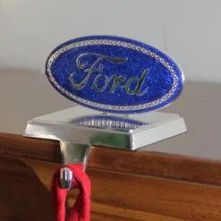 Northlight Officially Licenced Ford Logo Christmas Stocking Holder - Blue/Silver -Festival GUEST e7ea1cb8 9874 4834 9aca cfc631509f0d