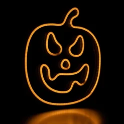 Northlight LED Jack-O-Lantern Neon Lighted Halloween Decoration - 15" - Orange -Festival GUEST e8676920 8889 4c19 9f74 8b54f662efd0