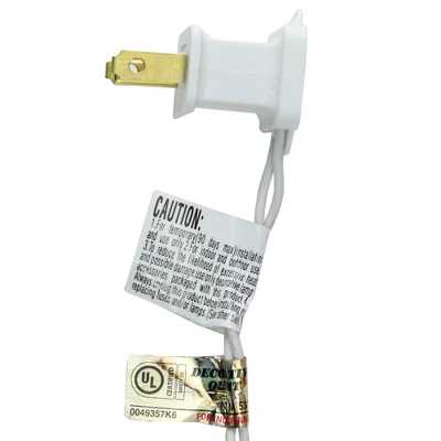 Northlight 1.5 FT Pre-Lit Snow White Artificial Christmas Tree - Multicolor Lights 4 Northlight 1.5 FT Pre-Lit Snow White Artificial Christmas Tree - Multicolor Lights - Image 2