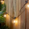 Northlight 10ct Warm White LED G50 Globe Patio Lights, 10ft Black Wire -Festival GUEST eb1671fd f5bb 4f7e 9887 e9c137dd4d3a